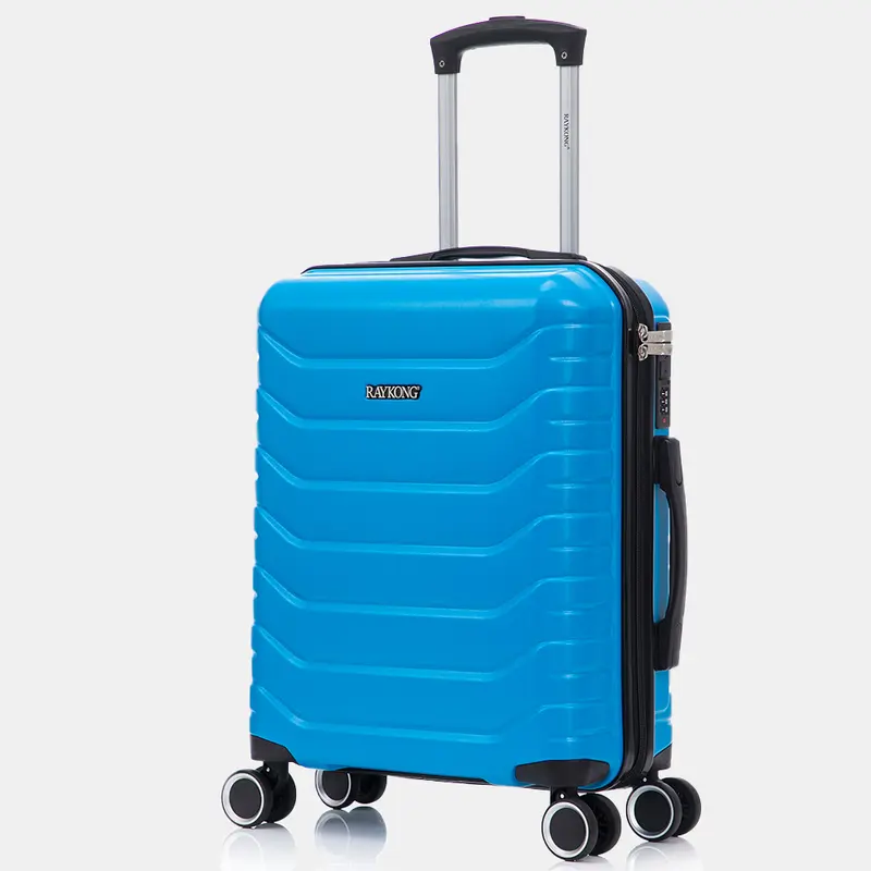 RAYKONG Maleta de Cabina 55x40x20cm Policarbonato (40L) semirígida Trolley pequeño Equipaje de Mano 4 Ruedas giratorios a 360º Cierre numérico- Turquesa