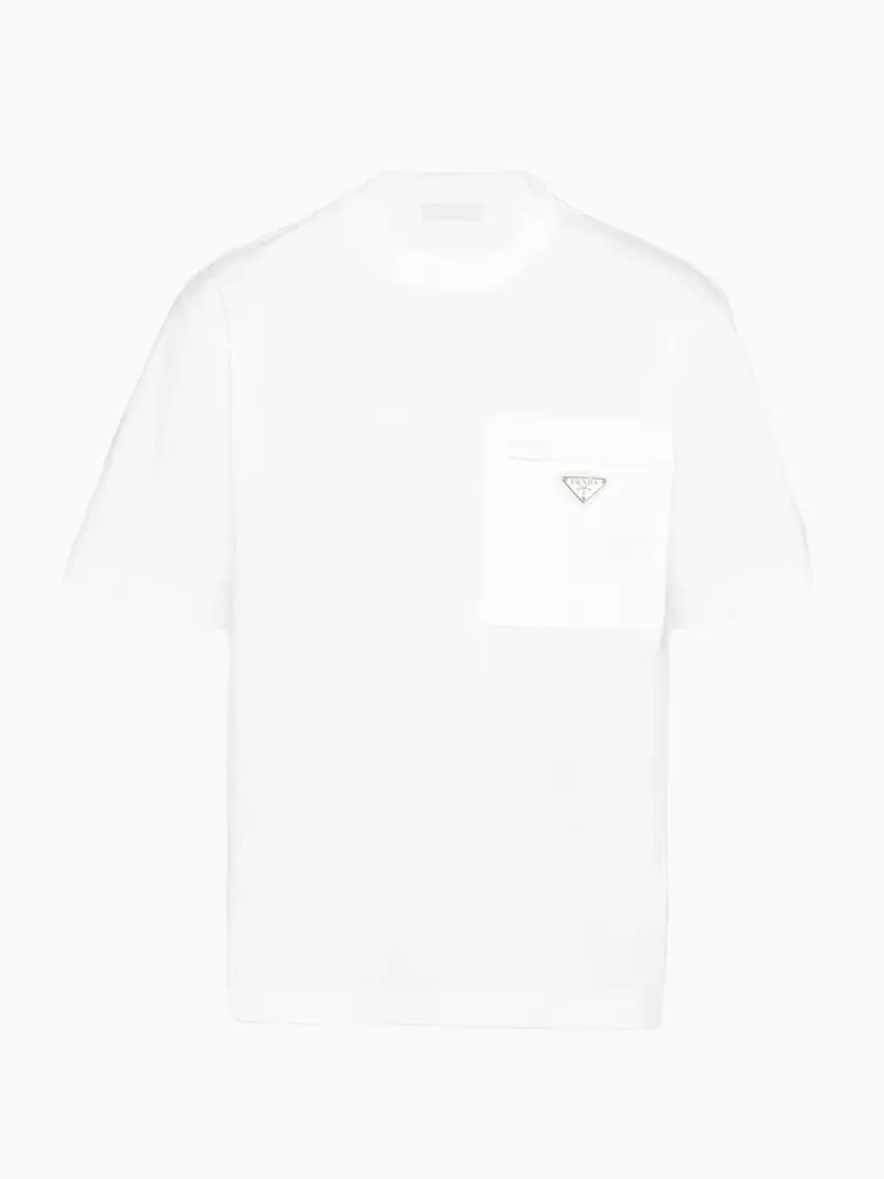 Re-Nylon jersey T-shirt