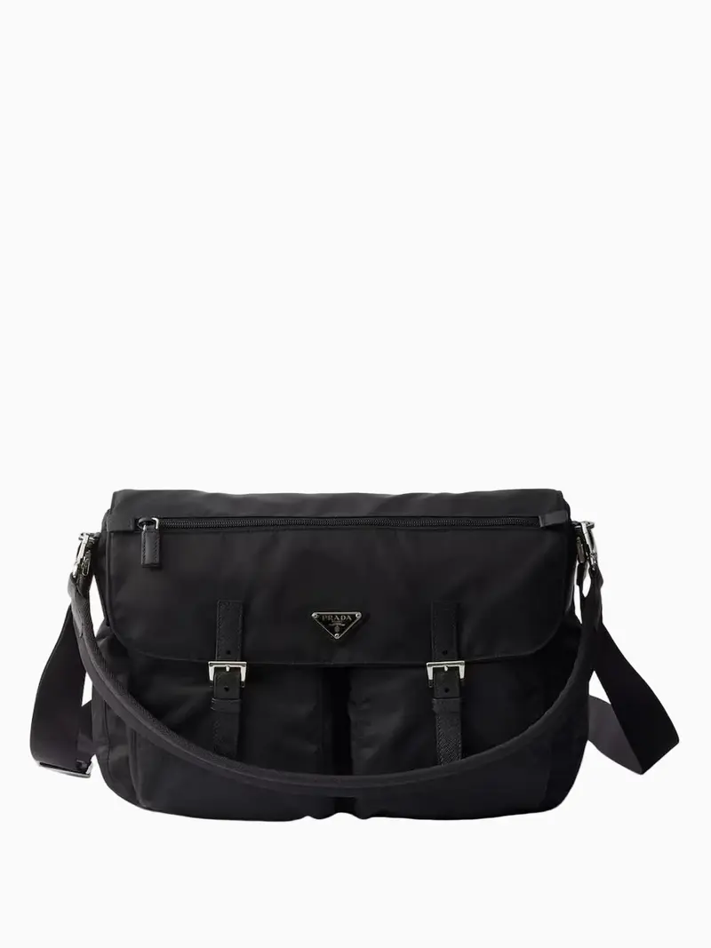 Re-Nylon messenger bag