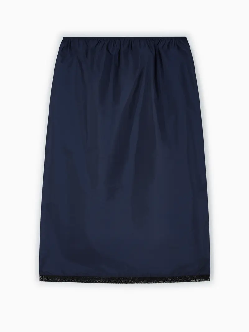 Re-Nylon midi skirt