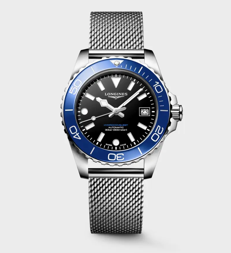 Reloj automático, Ø 39.00 mm, acero inoxidable y cerámica