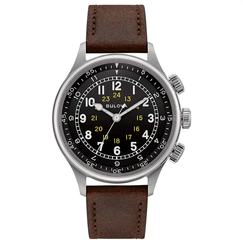 Reloj Bulova 96A245 hombre Military Pilot A15