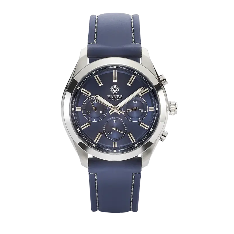 Reloj Caballero Guadamur azul, acero