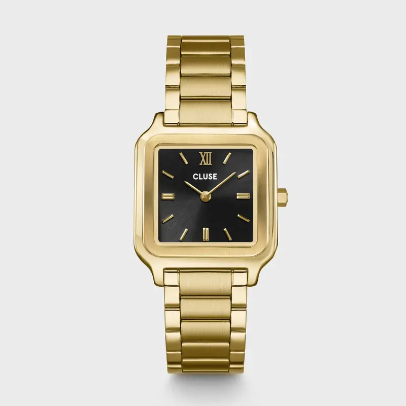 Reloj Cluse Gracieuse Acero, Negro, Color Dorado CW11906
