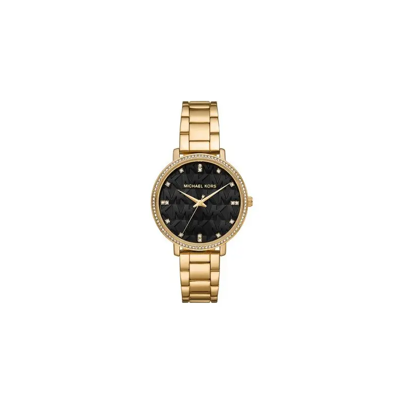 Reloj Michael Kors Pyper Analógico Dorado y Negro MK4916