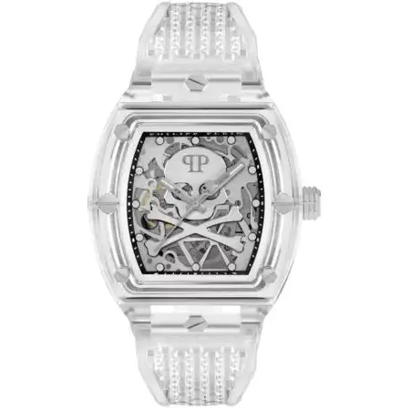 Reloj Philipp Plein Caballero The $keleton Crystal Sport Transparente Automático 44mm PWPTA0524 B2