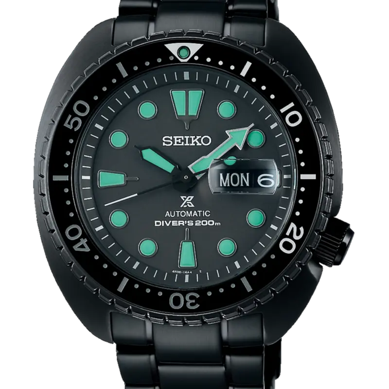 Reloj Seiko SRPK43K1 Prospex Black Series Diver Tortuga b2