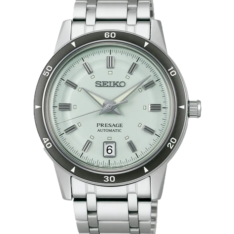 Reloj Seiko SRPL71J1 Presage Style 60's 4R35 esf verde claro b2