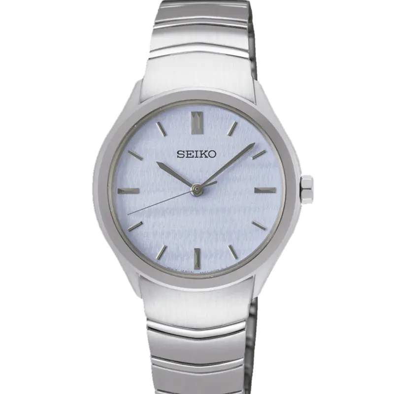 Reloj Seiko SUR549P1 Ladies Cuarzo 3 agujas esfera azul claro b2