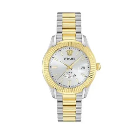 Reloj Versace de hombre Apodis VE0U00325 B2 de acero y correa plateada/gris