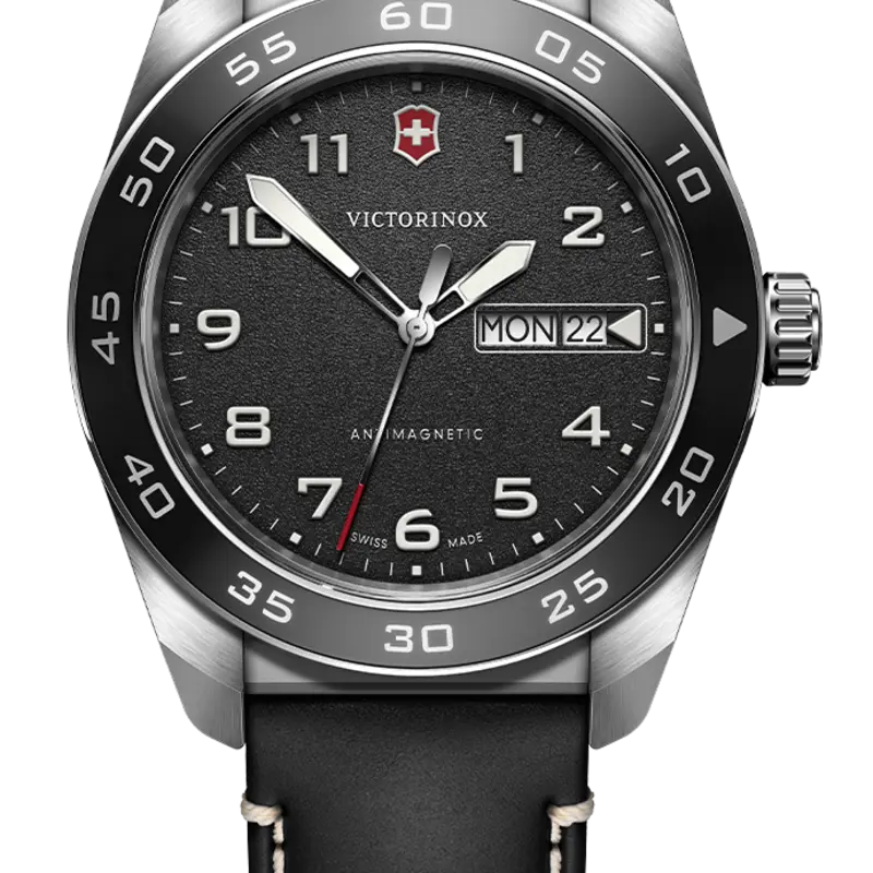 Reloj Victorinox Swiss Army V242041 SWISS ARMY SS BLACK DIAL, BLACK STRAP b2