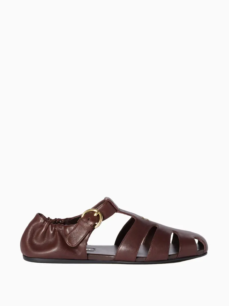 Ruches fisherman sandals