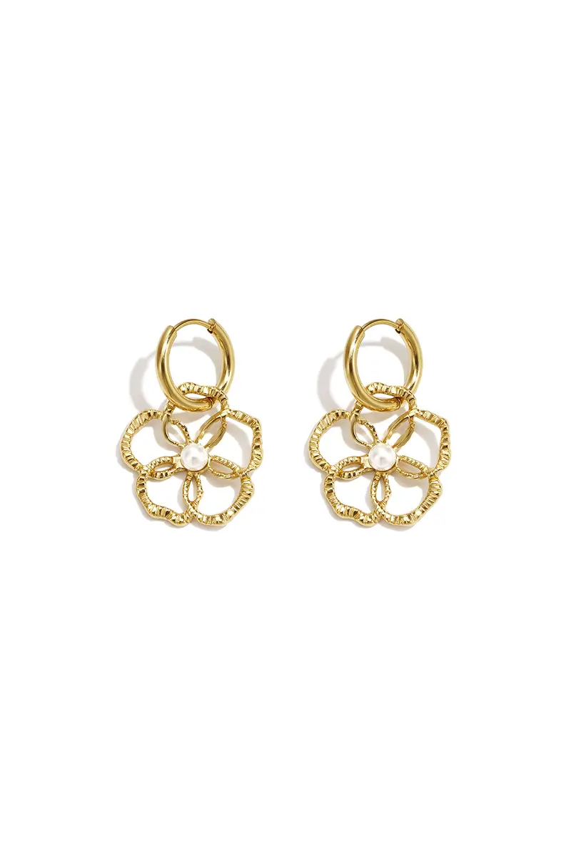 San Remo | Aros con Charm Floral