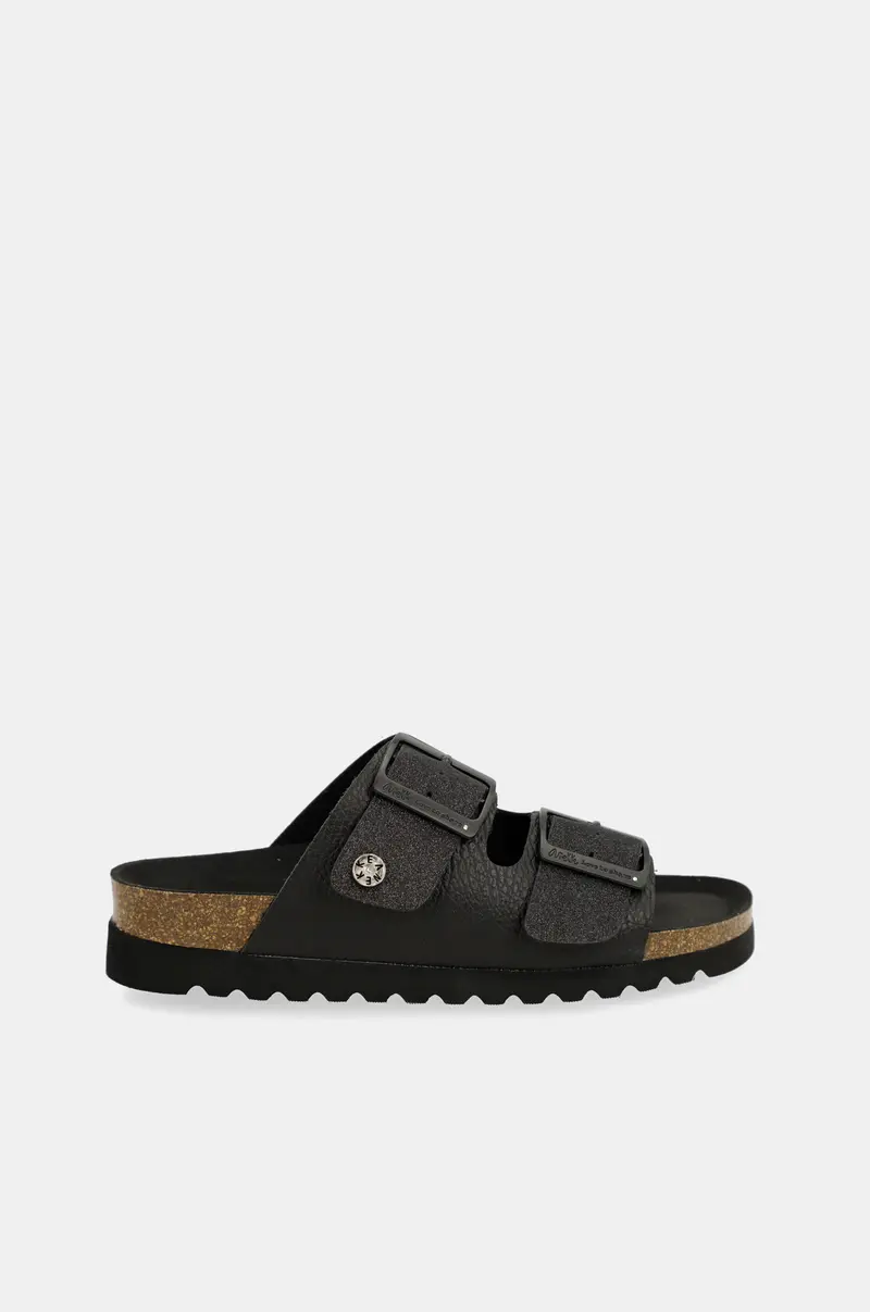 Sandalias bio de mujer negro