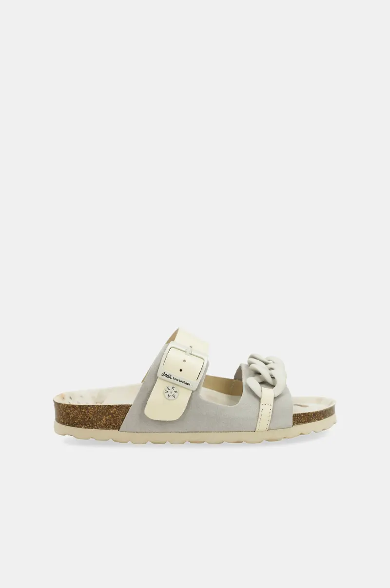 Sandalias bio eslabones gris