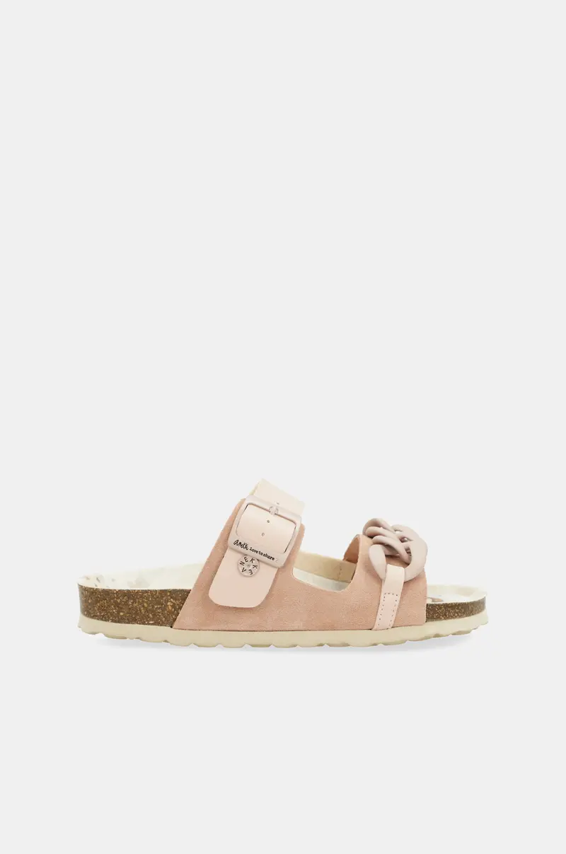 Sandalias bio eslabones rosa