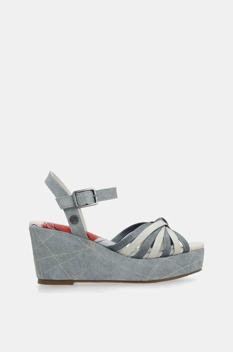 Sandalias cruzadas azul Auralis