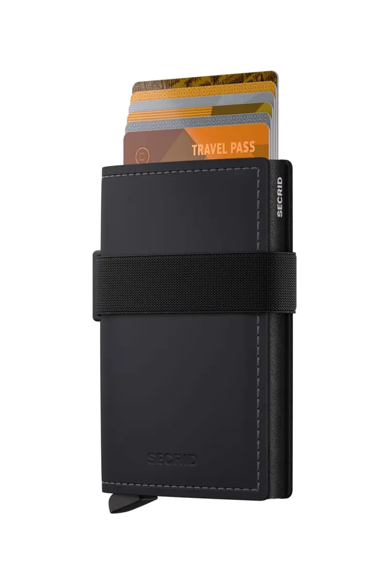 SECRID BANDWALLET MATTE BLACK-BLACK