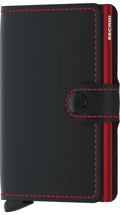 Secrid MiniWallet Matte Black&Red