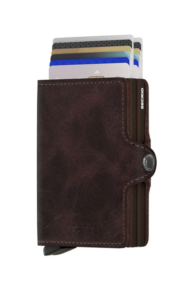 SECRID TWINWALLET VINTAGE CHOCOLATE