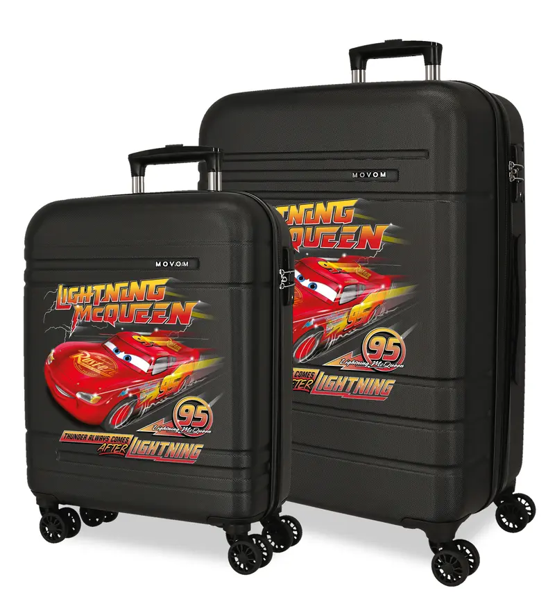 SET/2 TROLLEY ABS 55-68CM.4R.C/EXP.  CARS LIGHTNING MCQUEEN
