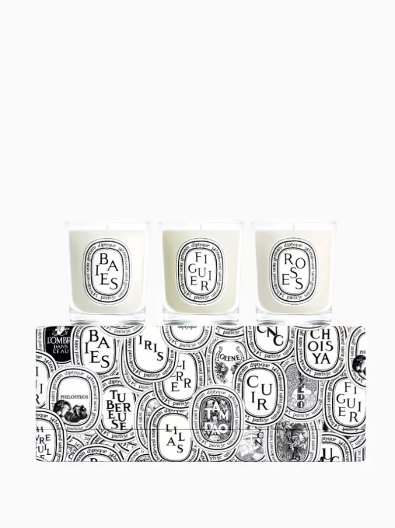 Set of 3 small candles