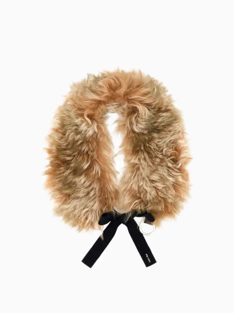 Shearling collar