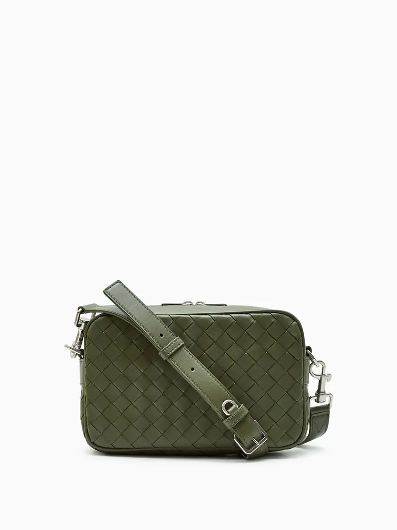 Small Intrecciato camera bag