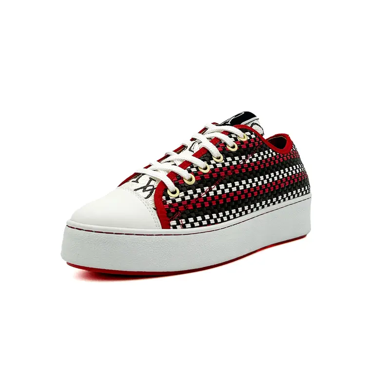 SNEAKY TRECCIA ROJO Leite