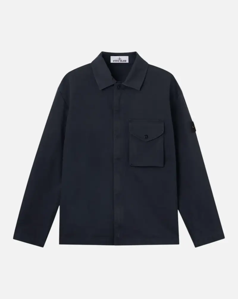 Sobrecamisa Stone Island Dense Cotton Twill-Tc