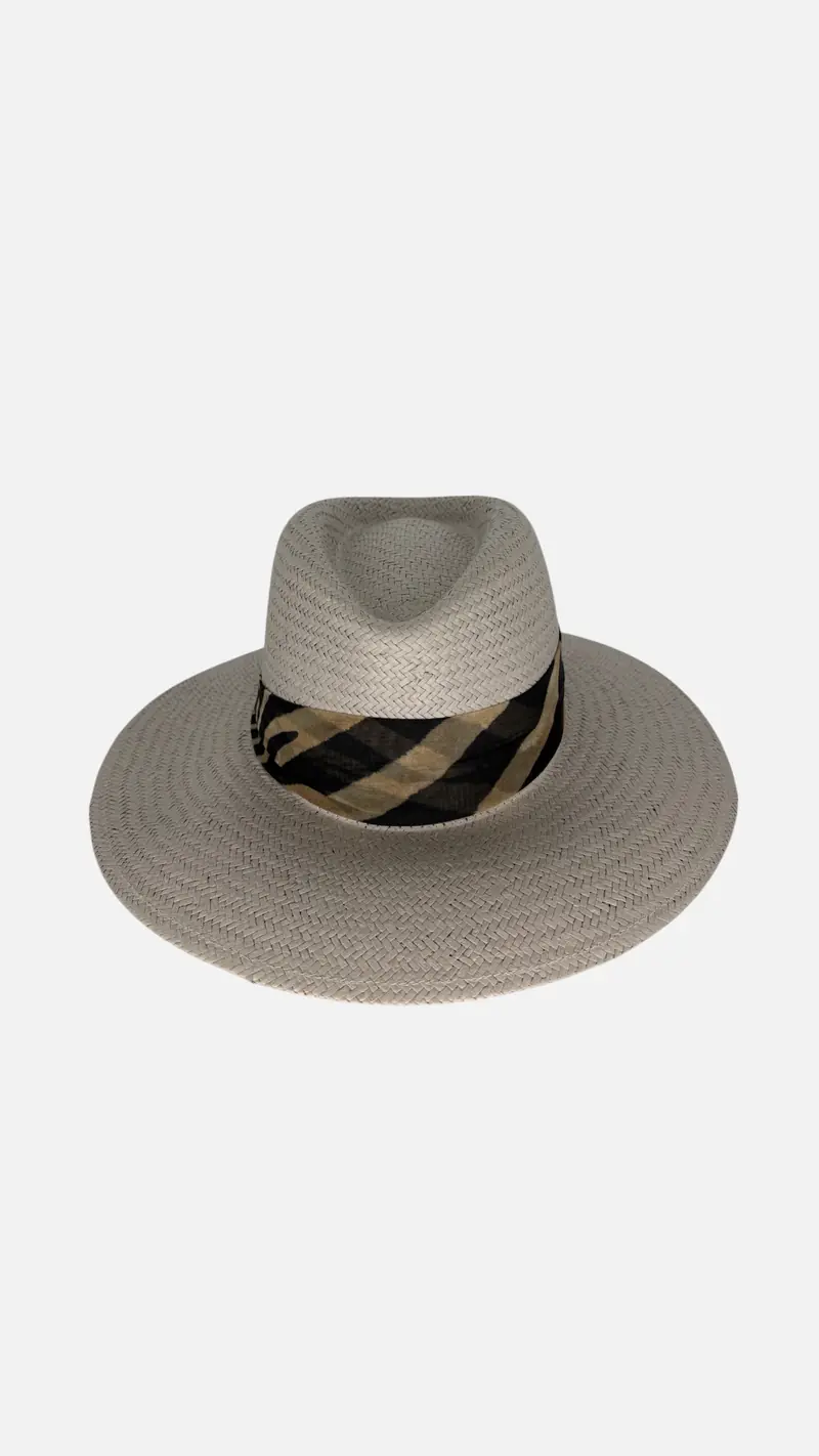 Sombrero Cebra Gris