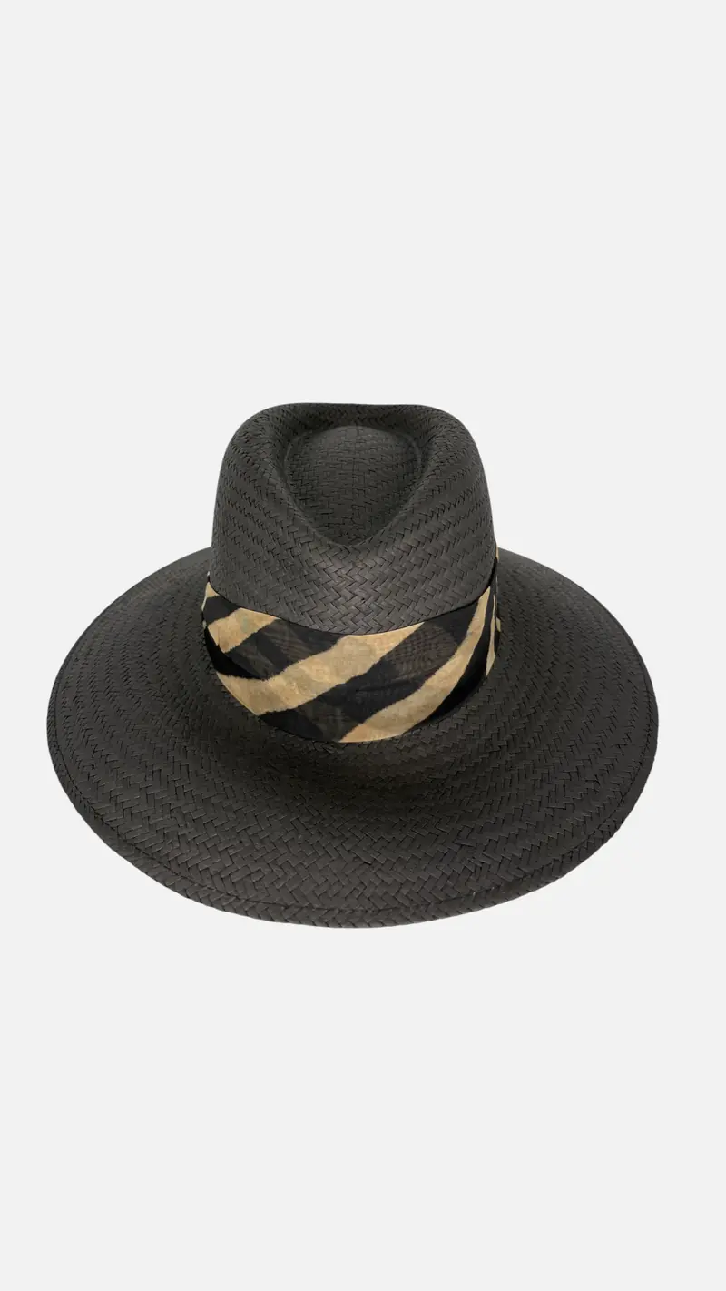 Sombrero Cebra Negro