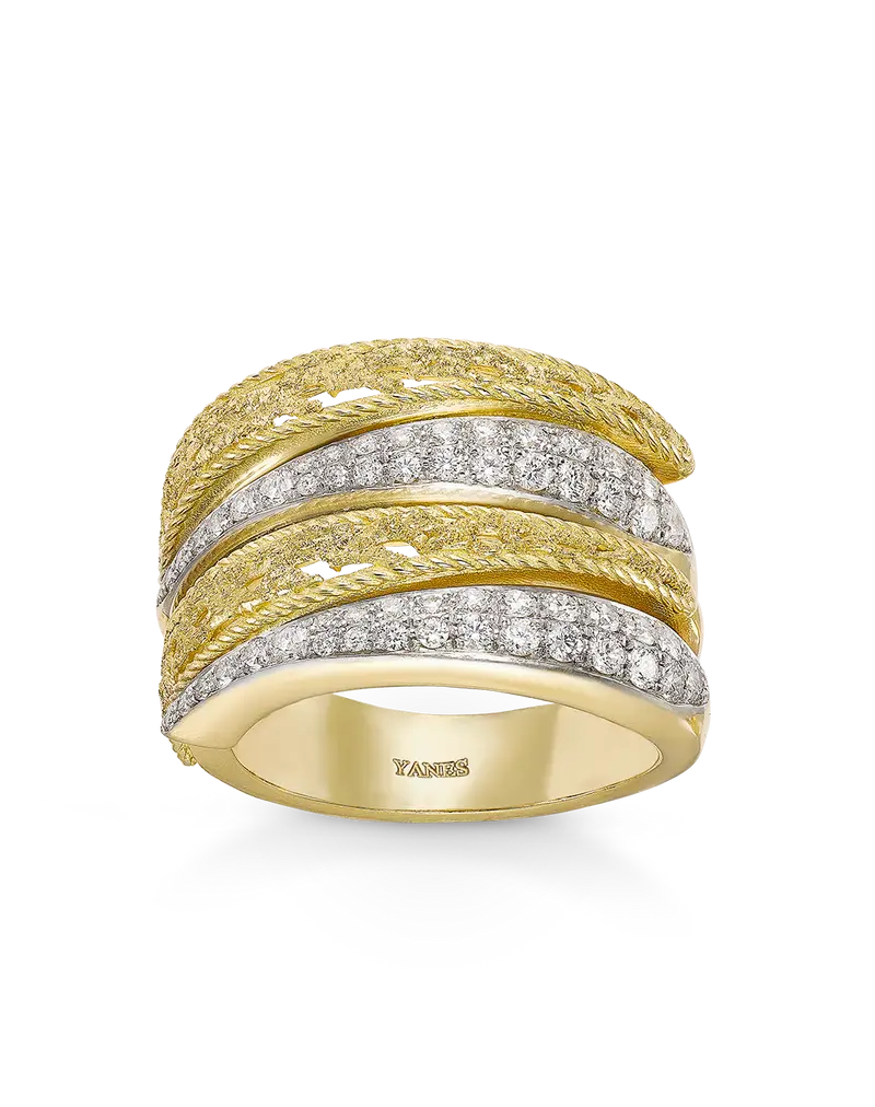 Sortija Marina Alhambra diamantes, oro