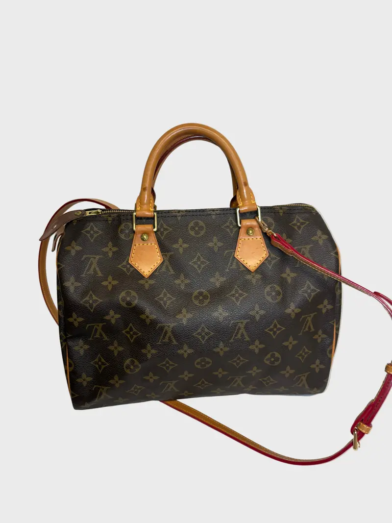 Speedy 30 canvas monogram con bandolera extra