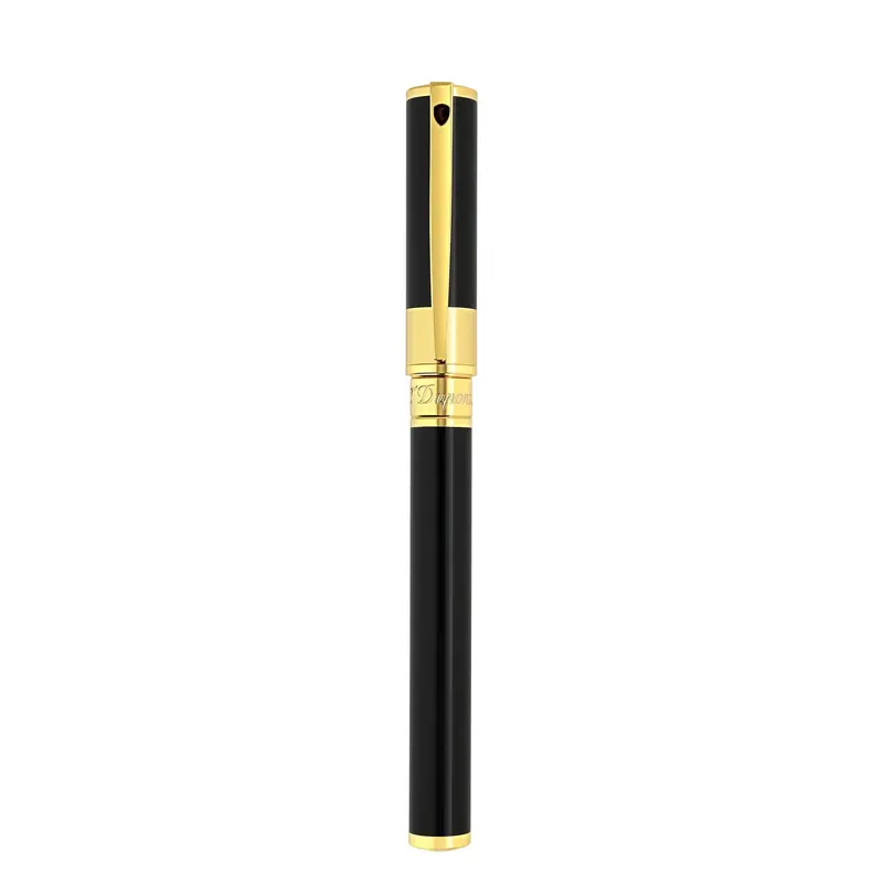 ST Dupont Bolígrafo D Initial dorado y negro