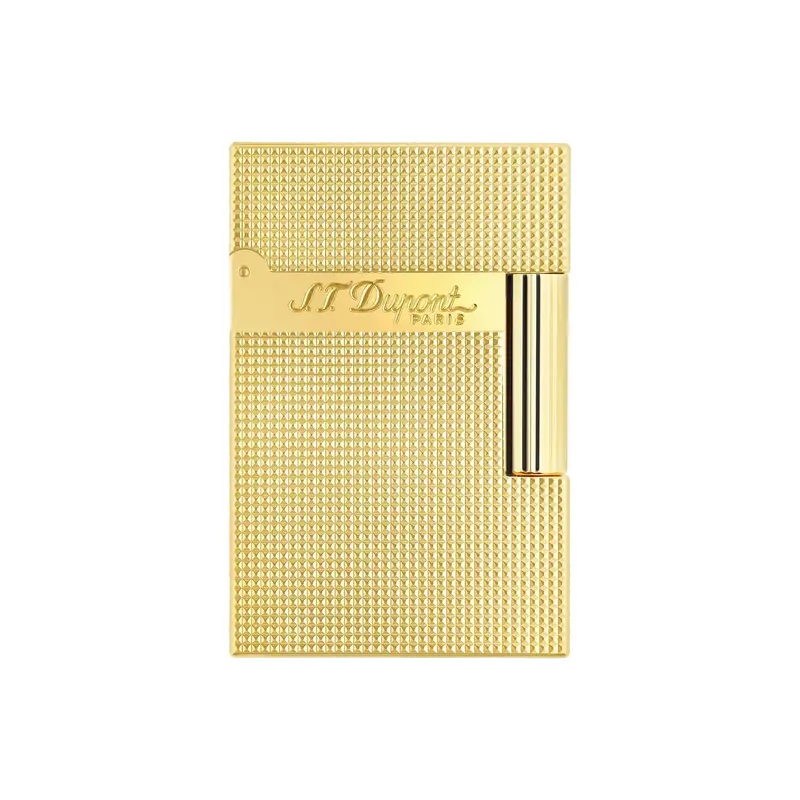 ST Dupont Ligne 2 Encendedor de cabeza Micro Diamond dorado
