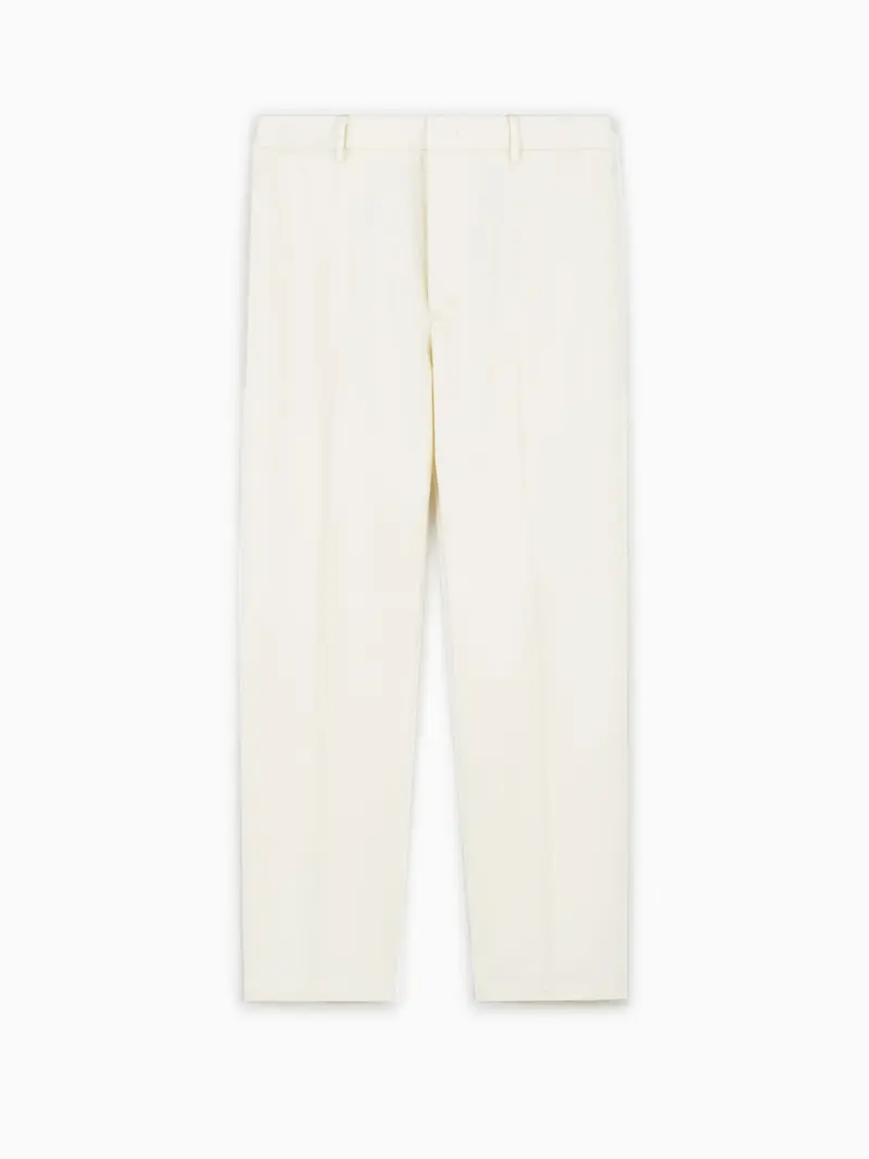 Straight chino trousers