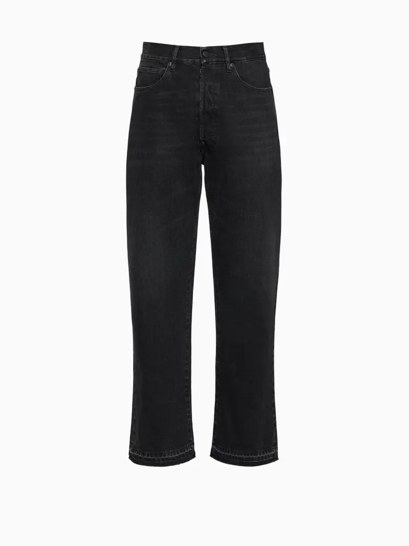 Straight-leg jeans