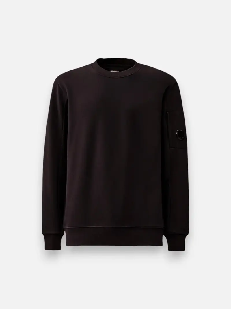 Sudadera C.P. Company Diagonal Raised Fleece Crewneck Lens