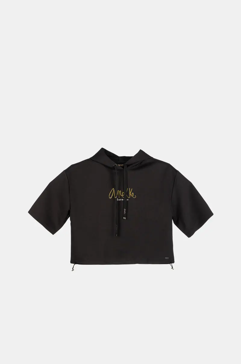 Sudadera con capucha gris