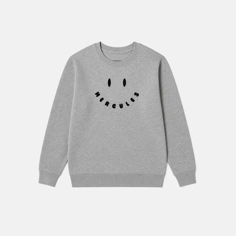 Sudadera Kids Smiley Grey