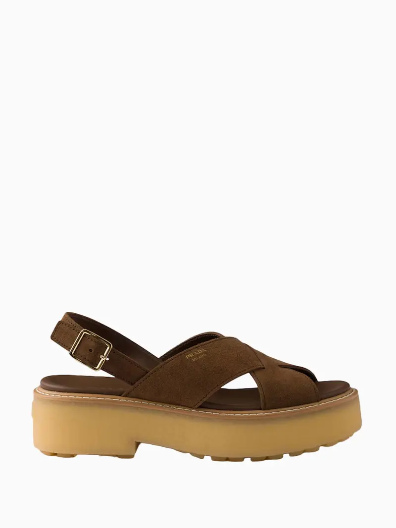 Suede sandals