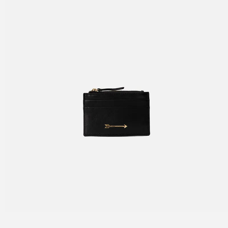 Tarjetero Zip Black