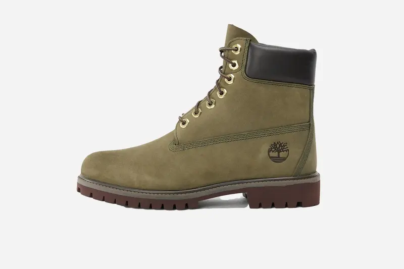 Timberland Bota Premium 6 Pulgadas Verde Oscuro (Hombre)