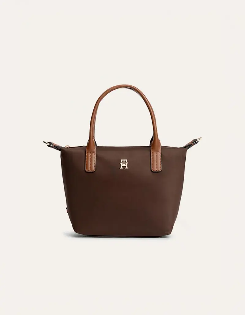 TOMMY HILFIGER MINI TOTE BROWN AW0AW17709 91042