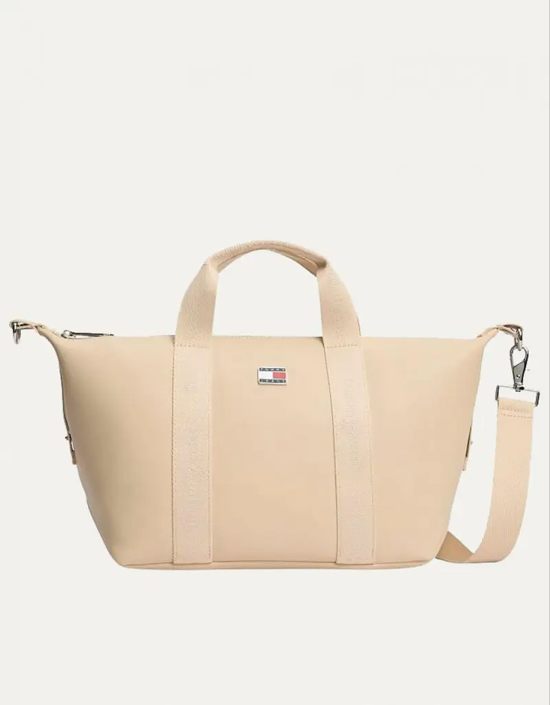 TOMMY HILFIGER MINI TOTE WHITE CLAY AW0AW19044 91044