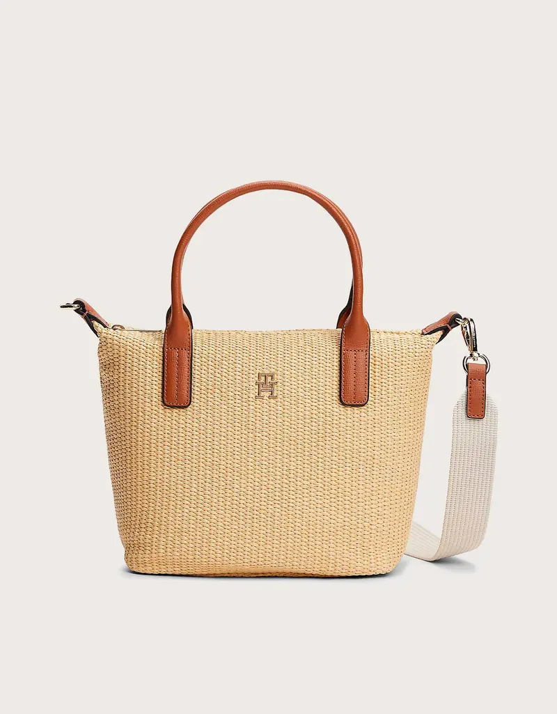 TOMMY HILFIGER POPETTE MINI TOTE RAFFIA 89558