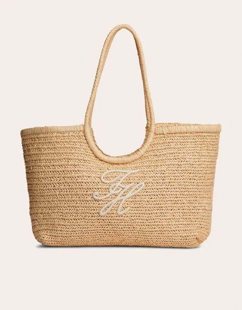 TOMMY HILFIGER TH ELEVATED SUMMER TOTE RAFFIA 89561