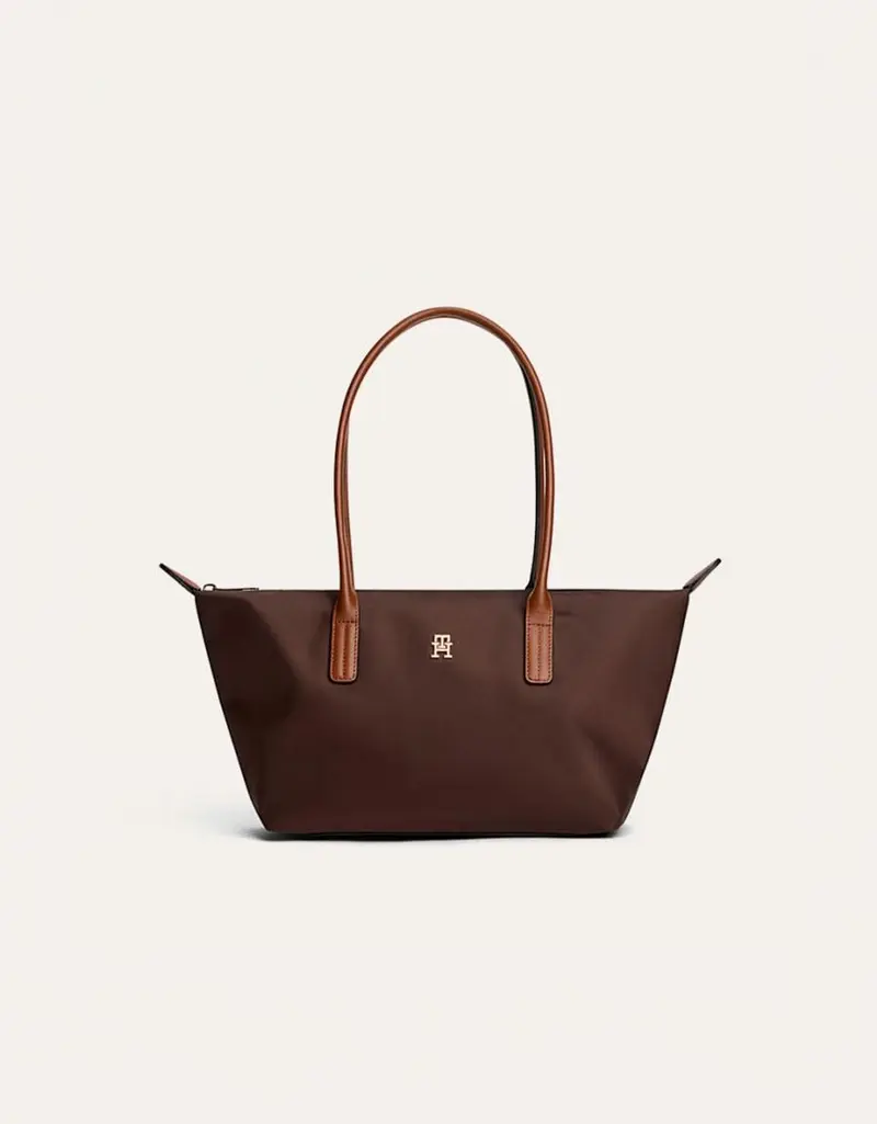 TOMMY HILFIGER WEST TOTE BROWN AW0AW19211 91049