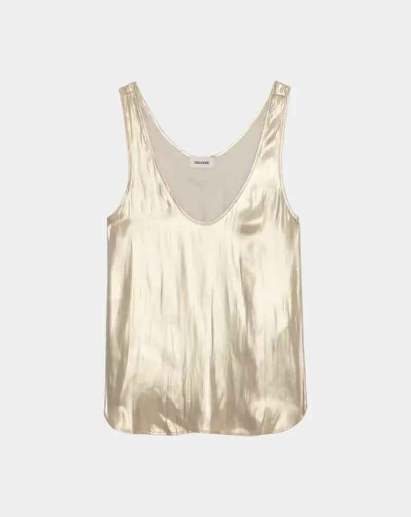 Top Zadig & Voltaire Tarys Stain Gold